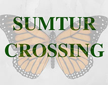 SumTur Crossing neighborhood symbol of butterfly for the entrance monument in Papillion, NE
