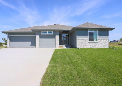 Home Builders Omaha Ranch Front Elevation