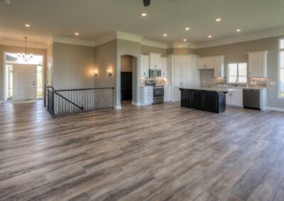 ranch home in Omaha, NE with tall ceilings