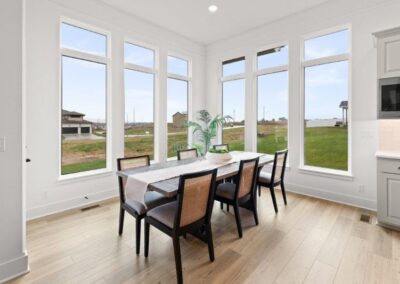 Lovely Dinette by Home Builder Aurora Homes in Elkhorn NE