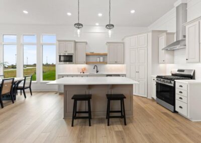 Gourmet Kitchen by Home Builder Aurora Homes in Elkhorn NE