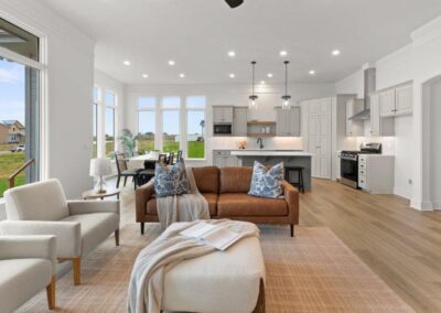 Open Ranch Floorplan by Home Builder Aurora Homes in Elkhorn NE