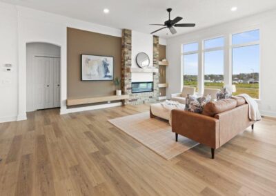 Great Room by Aurora Homes Home Builder in Elkhorn NE