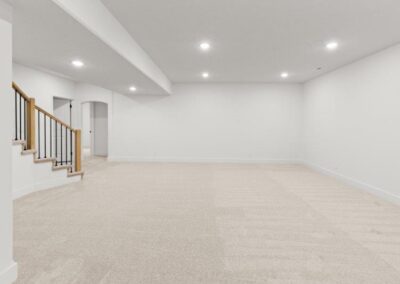 Finished Basement by Aurora Homes Home Builder in Elkhorn NE